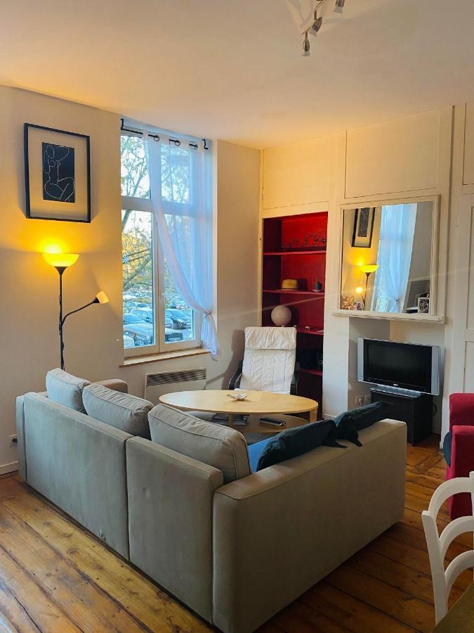 Appartement T2 sur la place du marché de Wazemmes Lila Exterior foto